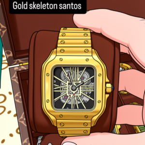 CR Skeleton Watch